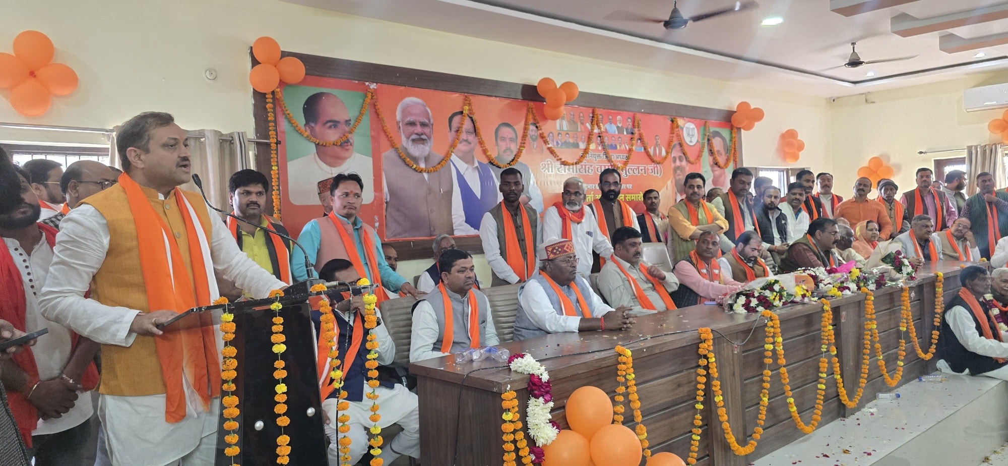 आज जनपद बाराबंकी के भाजपा नव-नियुक्त जिलाध्यक्ष श्री रामसिंह वर्मा जी के पदभार ग्रहण कार्यक्रम